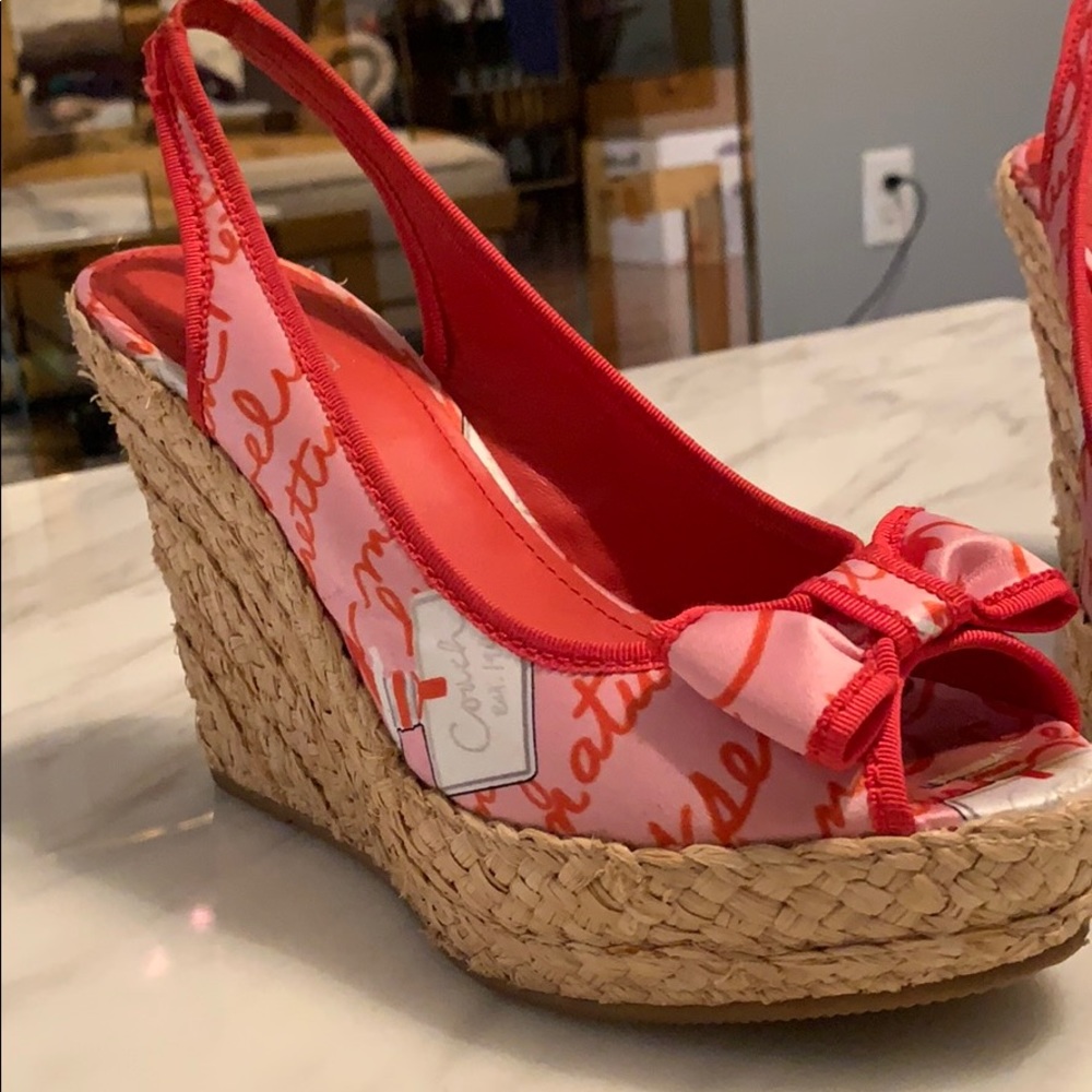 Coach Wedge Shoes Sz 5.5
